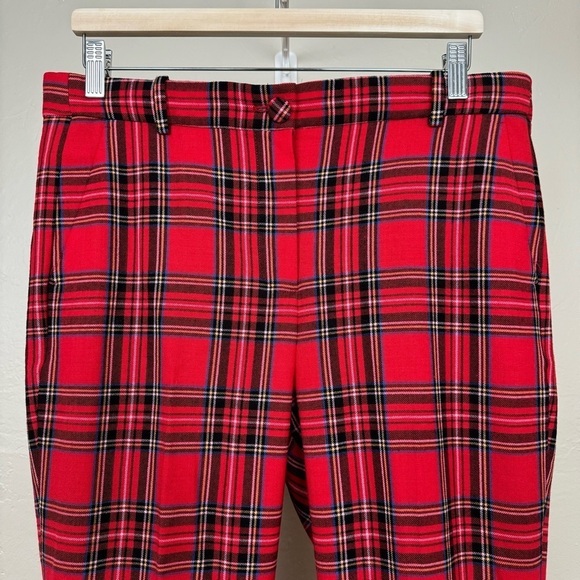 J.Crew High Rise Cameron Pants in Red Stewart Tartan - Picture 6 of 8